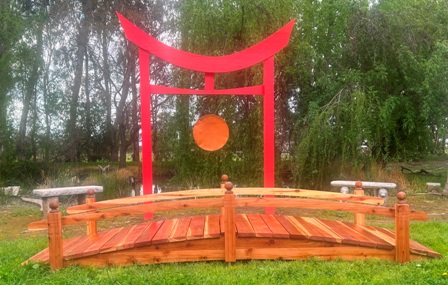 12 Foot Short Post Garden Bridges