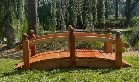 6 Foot  Short Post  Garden Bridges