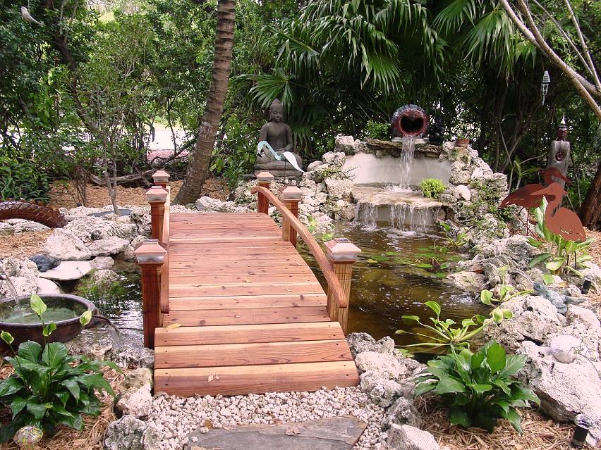 10 Foot Short Post Garden Bridges