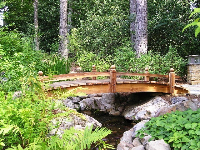 16 Foot Short Post Garden Bridges