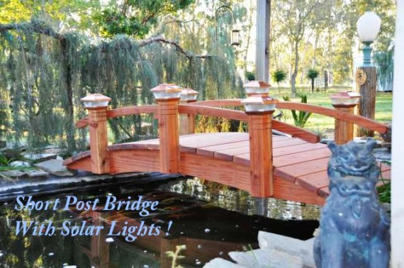  Short Post Bridges 1. Nationwide shipping  Garden Bridges  Japanese Garden bridges  Pedestrian Bridges  Wooden Bridges Koi pond Bridges Beautiful Bridges Custom sizes Est 1996