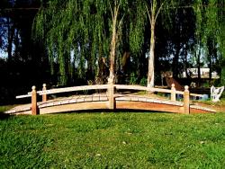 Here we go with a very nice 14 foot short post  Garden bridge on it's way to Whitelake ,Michigan. 