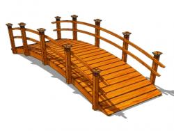 Here is a 12 foot double rail with lights ,model bridge.