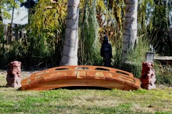 Here is a 6 foot Japanese style bridge.