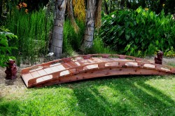 Here is a 12 foot Japanese style bridge.